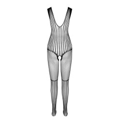 Passion - Bs 103 Bodystocking Noir Taille Unique